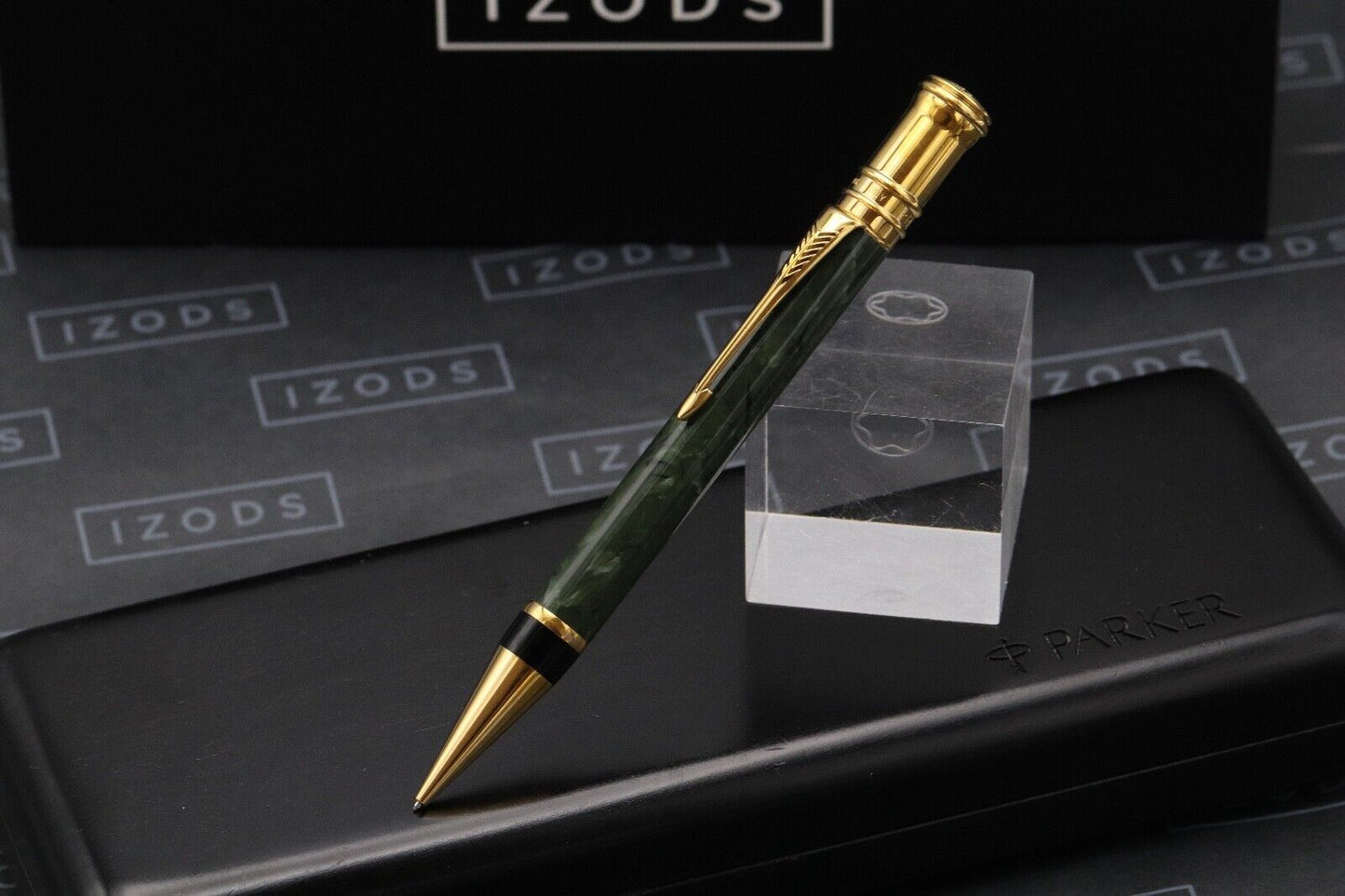 Parker Duofold Jade Green Mechanical Pencil - 1996 image 1