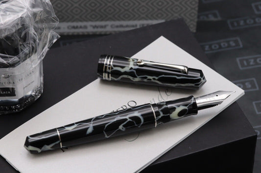 Leonardo MZ Grande OMAS Wild Celluloid Bespoke Fountain Pen - #8 EF Nib image 1