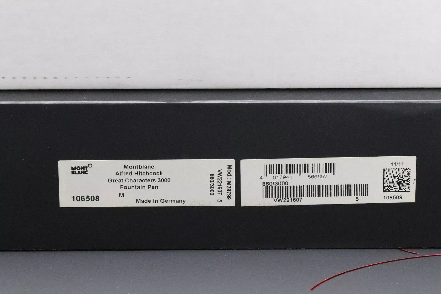 Montblanc Great Characters Alfred Hitchcock 3000 LE Fountain Pen – SEALED image 14