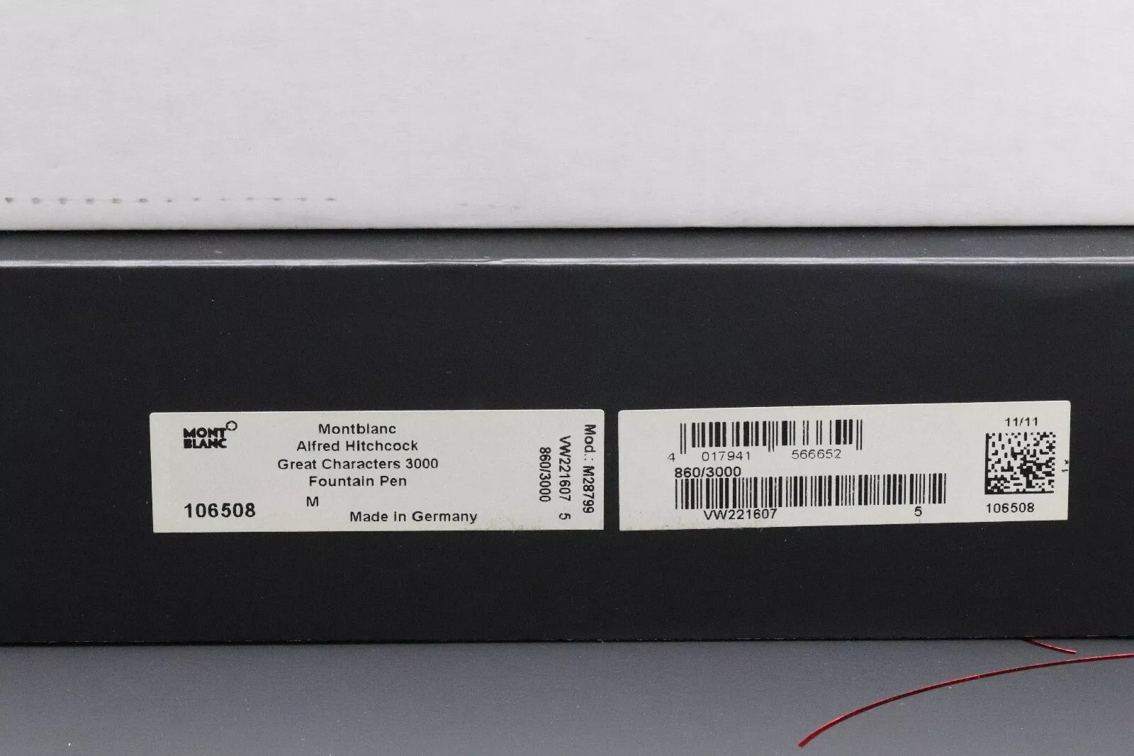 Montblanc Great Characters Alfred Hitchcock 3000 LE Fountain Pen – SEALED image 14