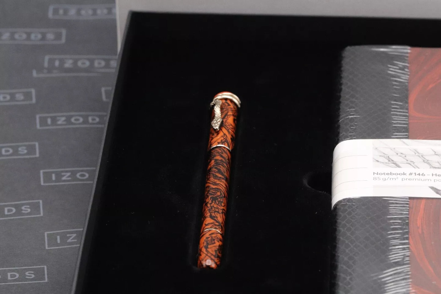 Montblanc Heritage Serpent Marble ‘Gift of Writing’ Fountain Pen Set – UNUSED image 8