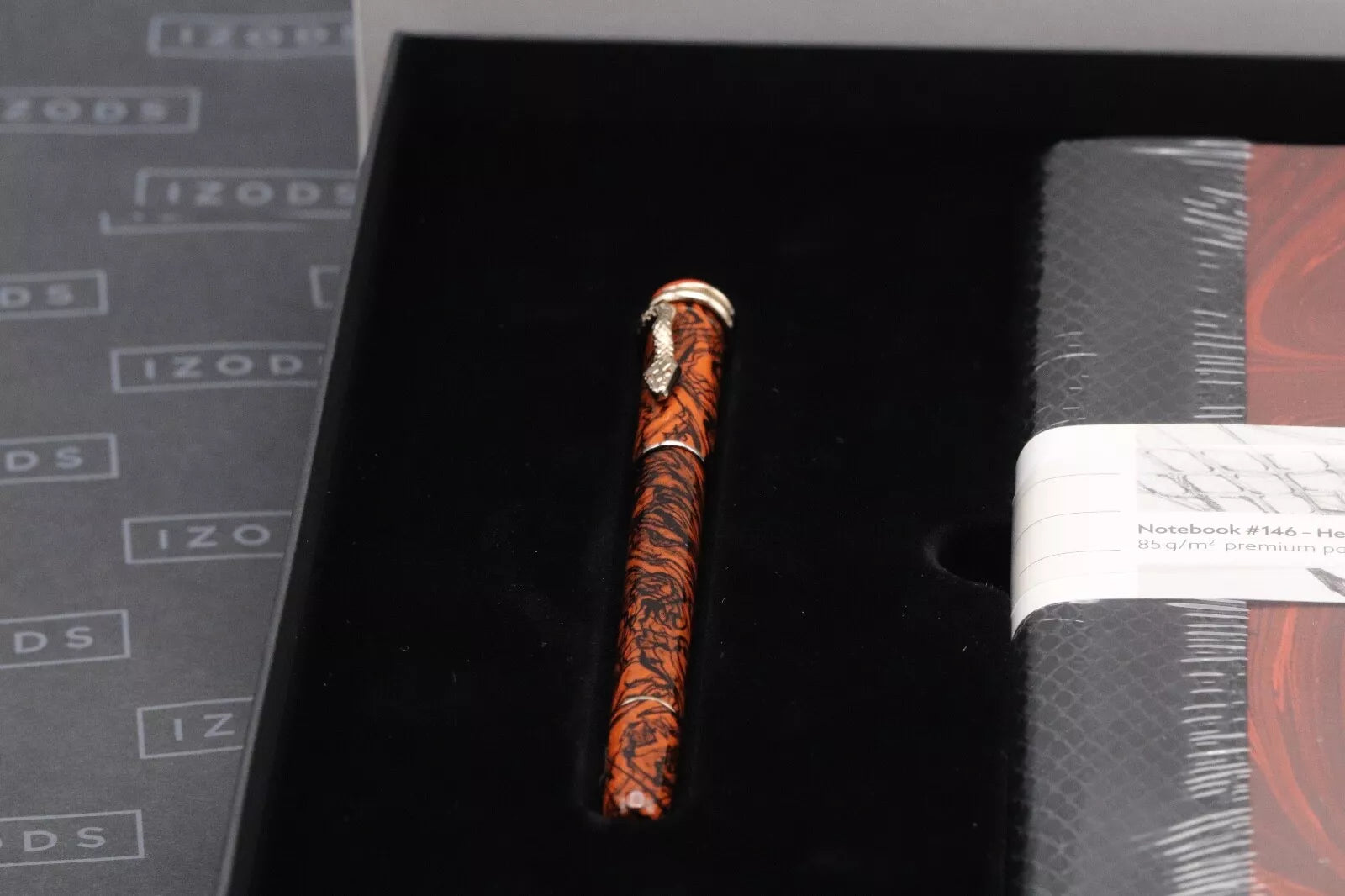 Montblanc Heritage Serpent Marble ‘Gift of Writing’ Fountain Pen Set – UNUSED image 8