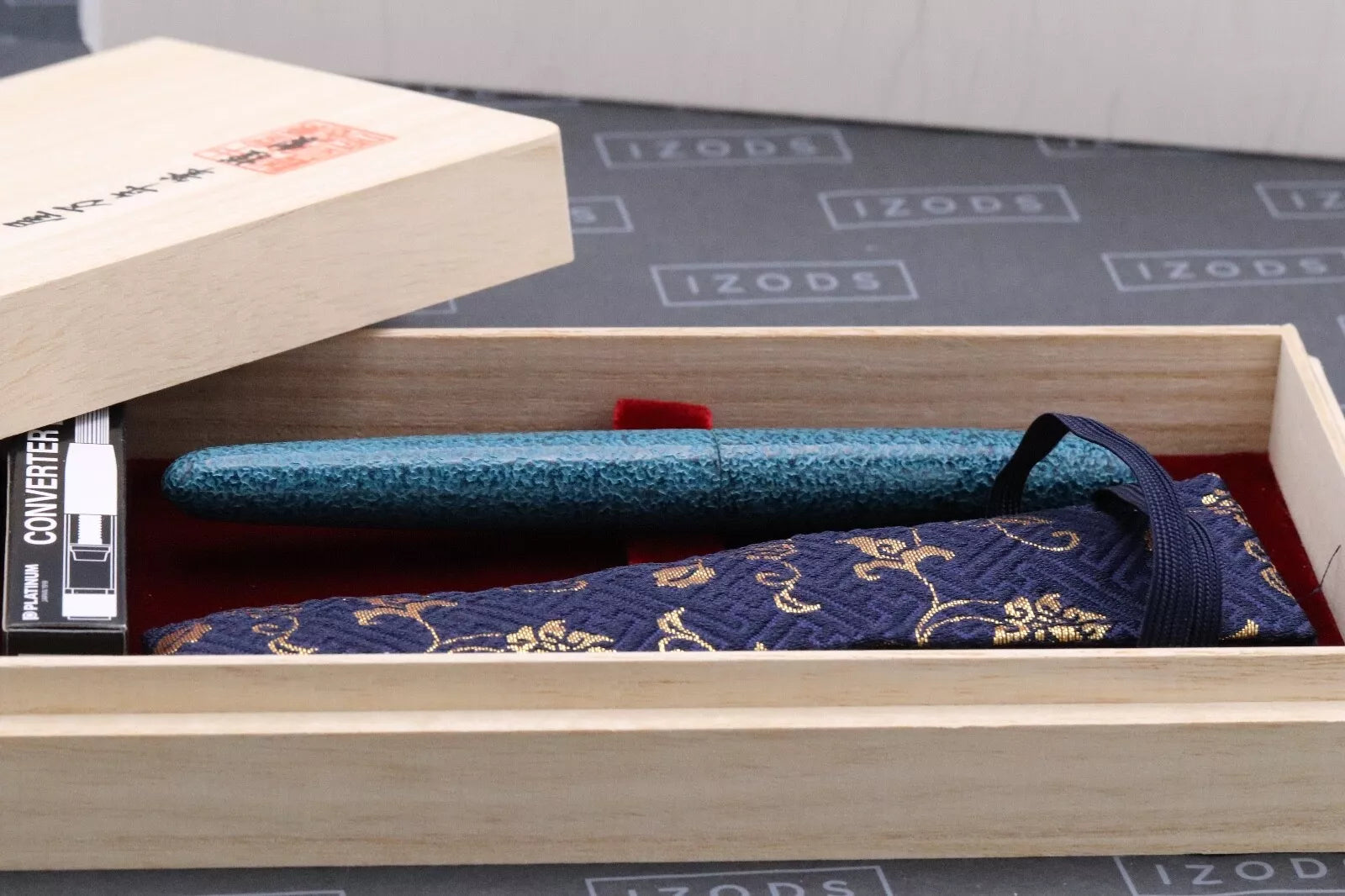 Nakaya Portable Cigar Ishime-Kanshitsu Midori Fountain Pen - UNUSED image 5