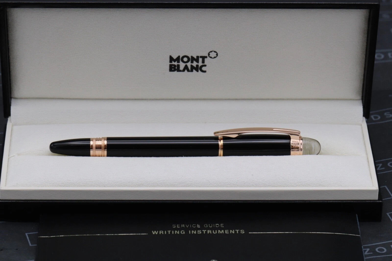 Montblanc Starwalker Red Gold Resin Rollerball / Fineliner Pen - UNUSED image 2