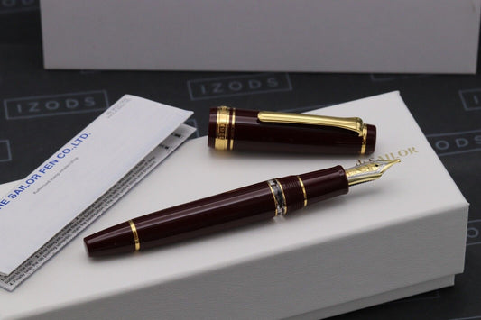 Sailor 1911 Realo GT Maroon Fountain Pen - Music Nib image 1