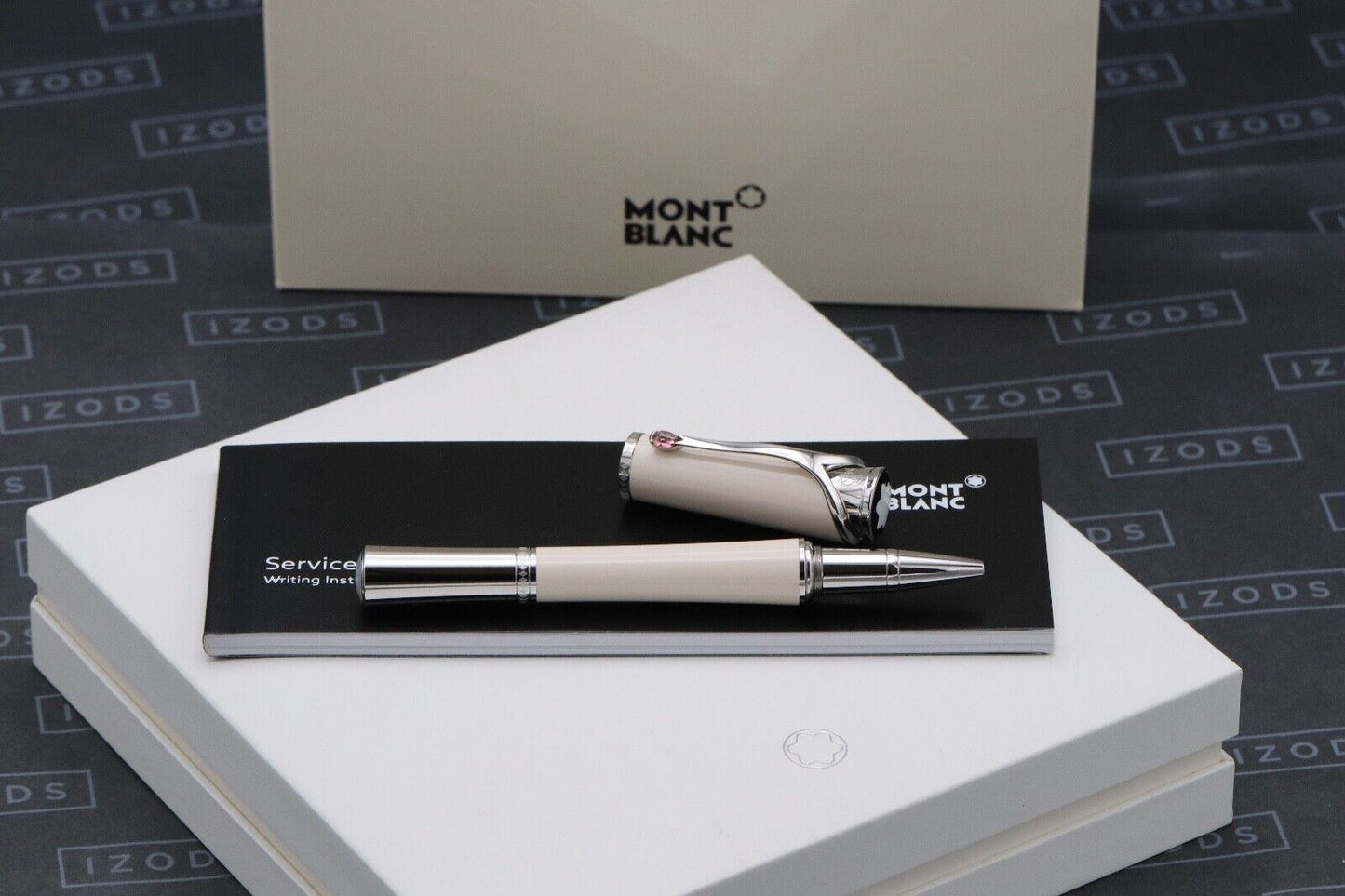 Montblanc Princesse Grace de Monaco Ivory-Resin Rollerball / Fineliner Pen image 0