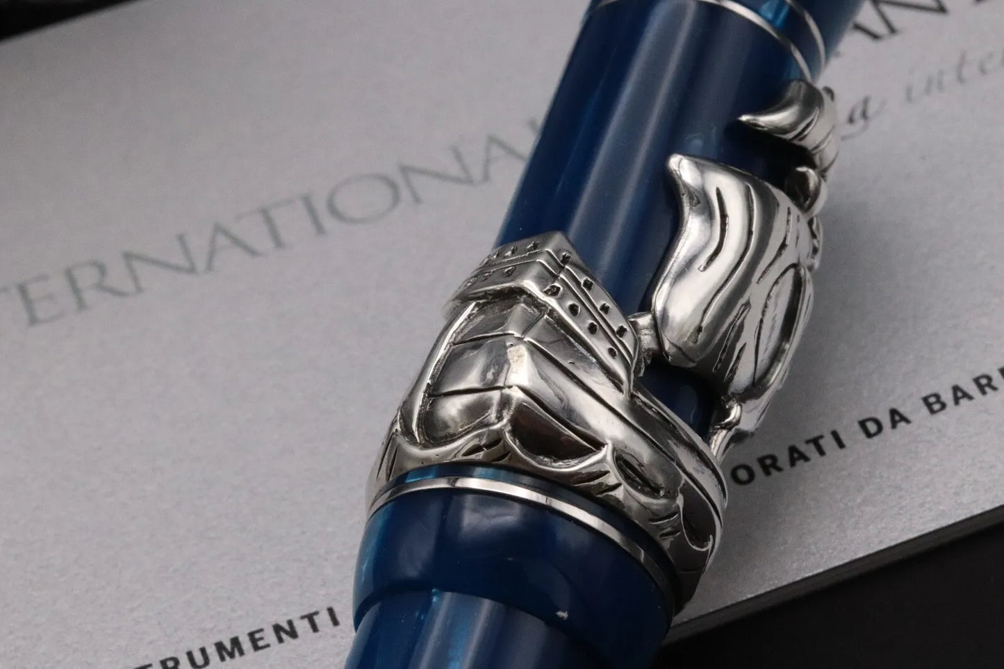 Leonardo Vasco de Gama Mediterranean Celluloid LE4 Fountain Pen image 8