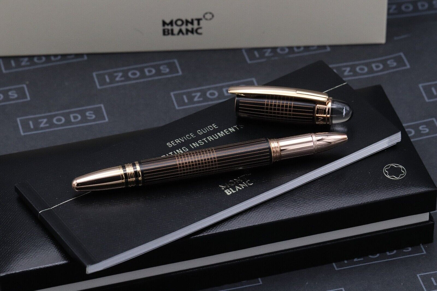 Montblanc Starwalker Red Gold Metal Rollerball / Fineliner Pen image 1