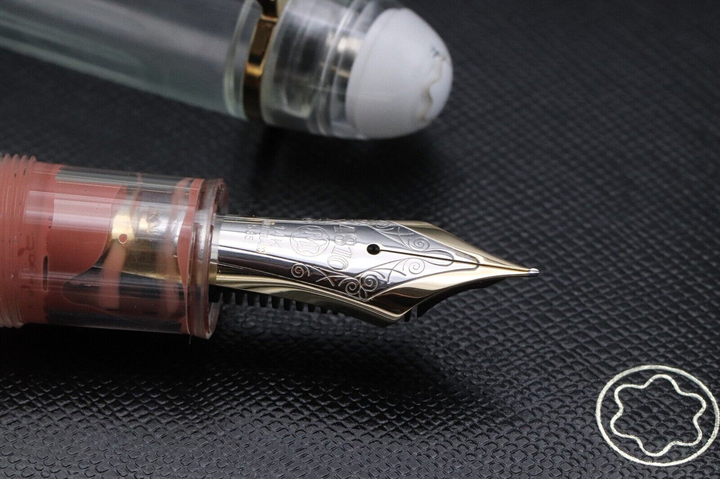 Montblanc Meisterstuck 149 Demonstrator Fountain Pen - UNUSED - RARE - EF NIB image 2