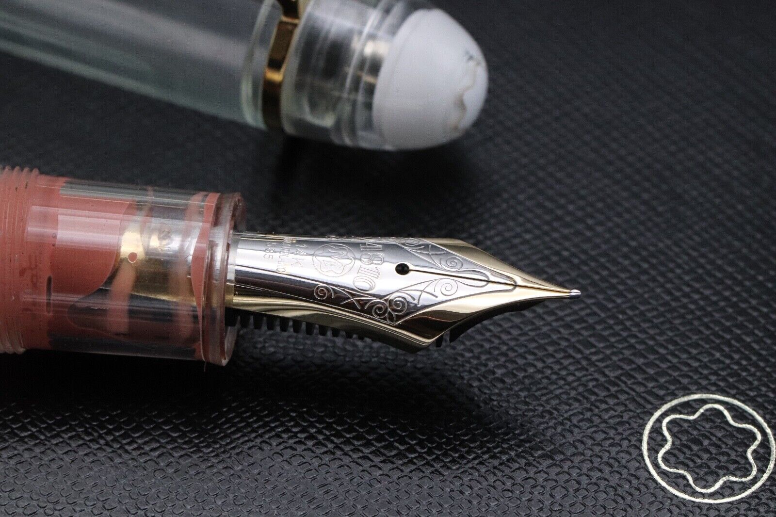 Montblanc Meisterstuck 149 Demonstrator Fountain Pen - UNUSED - RARE - EF NIB image 2