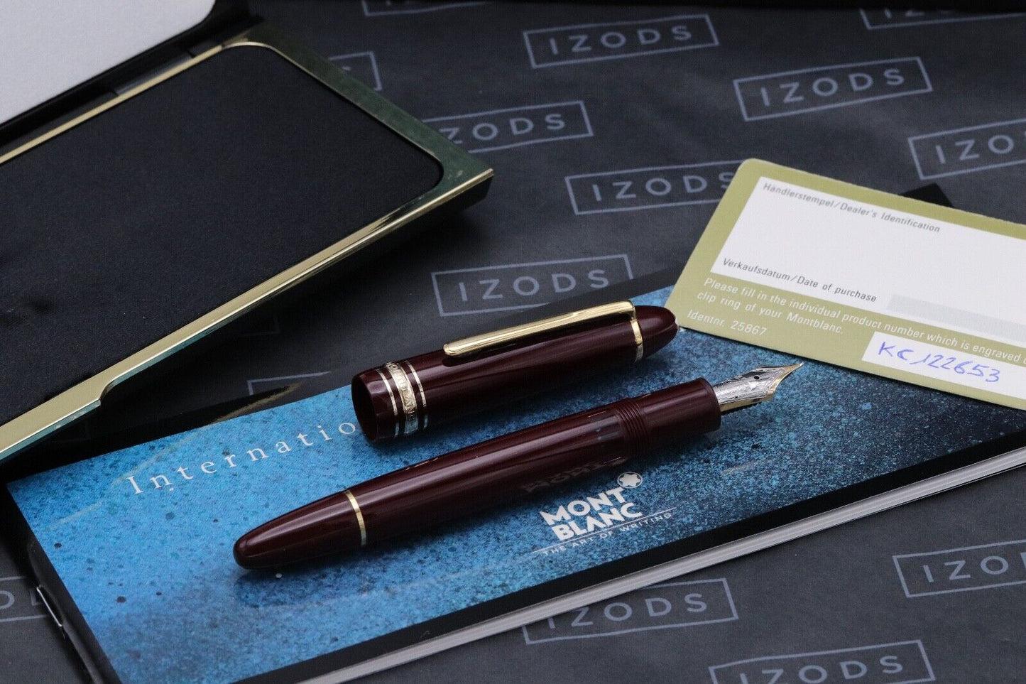 Montblanc Meisterstuck 146 LeGrand Bordeaux Fountain Pen - EF NIB - 1991-92 image 1