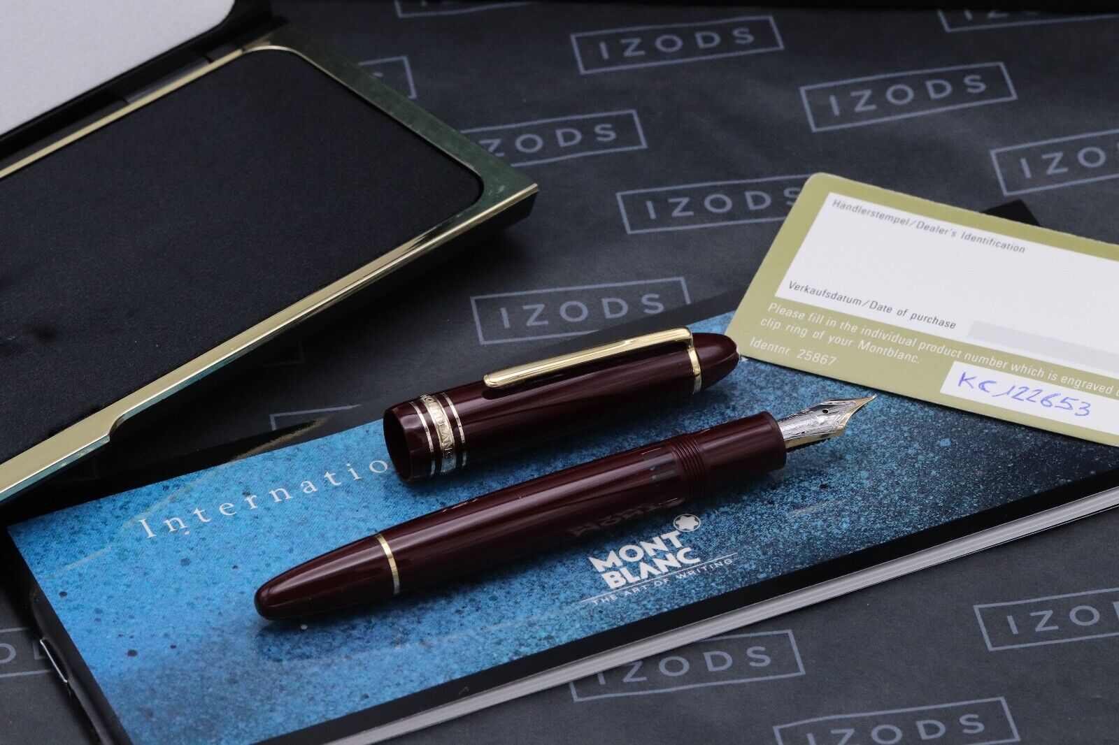 Montblanc Meisterstuck 146 LeGrand Bordeaux Fountain Pen - EF NIB - 1991-92 image 1