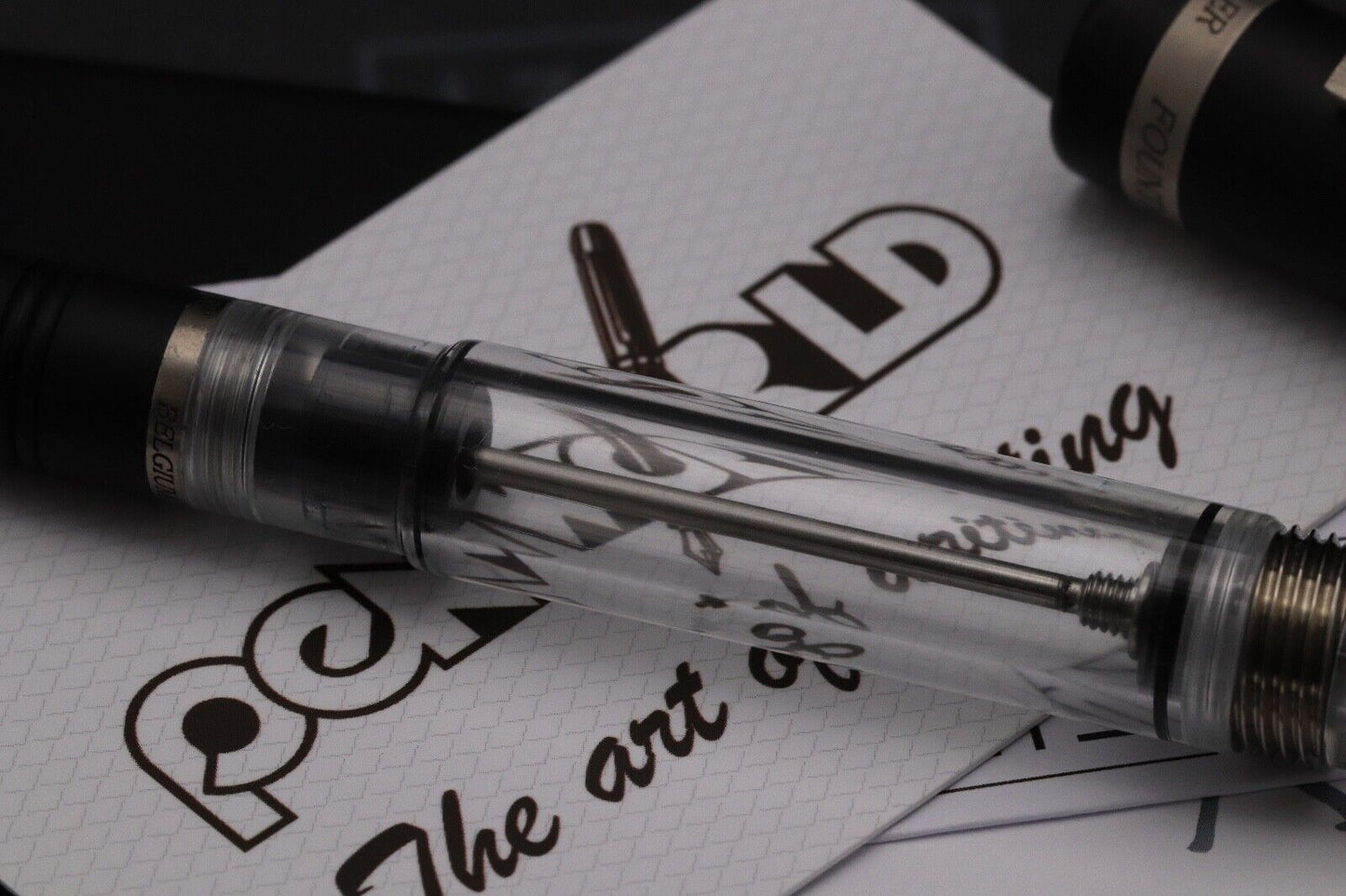 Conid Bulkfiller Regular Demonstrator Fountain Pen - #6 Ti Medium Nib image 3