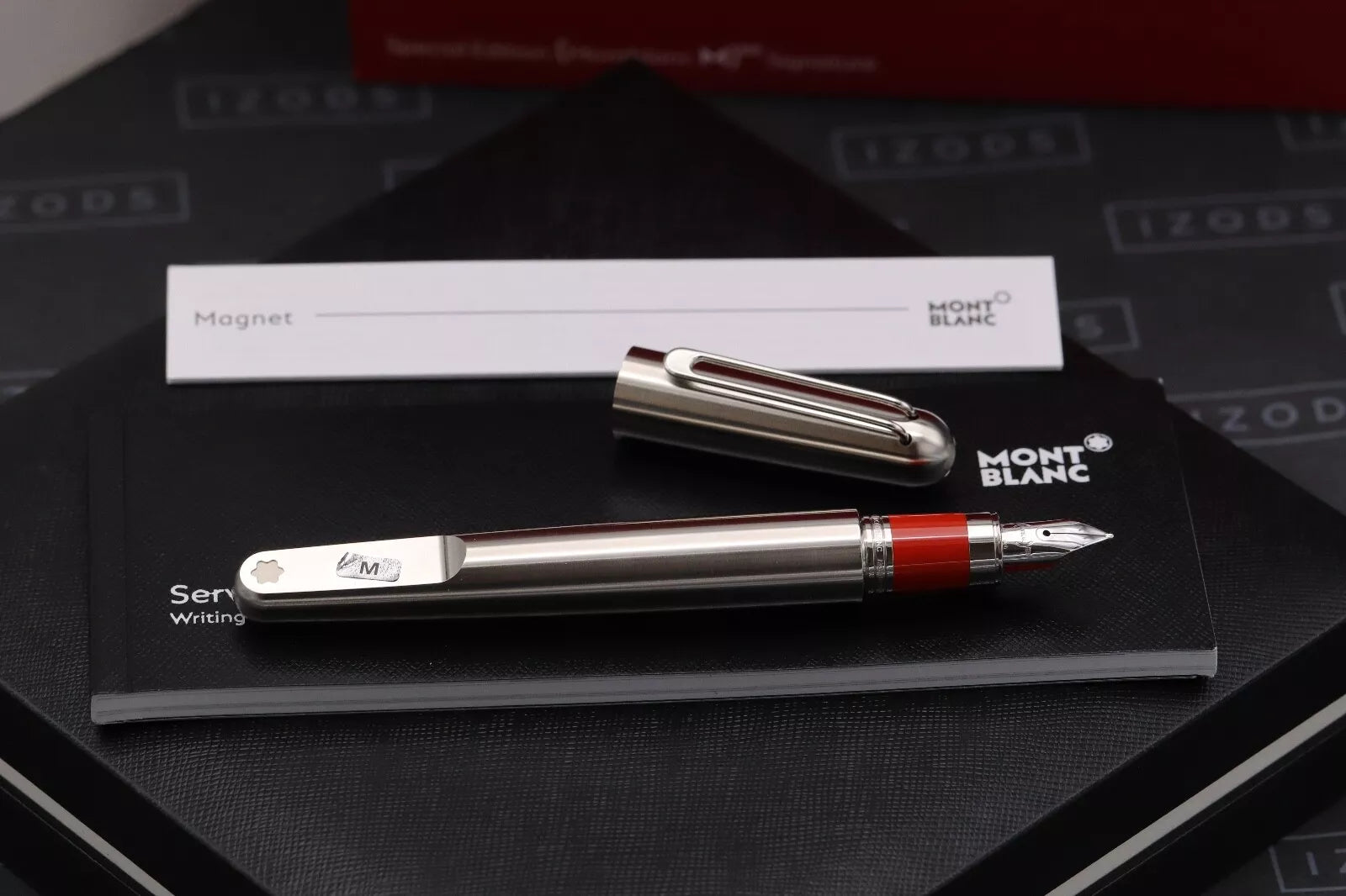 Montblanc M Marc Newson RED Signature Fountain Pen image 1