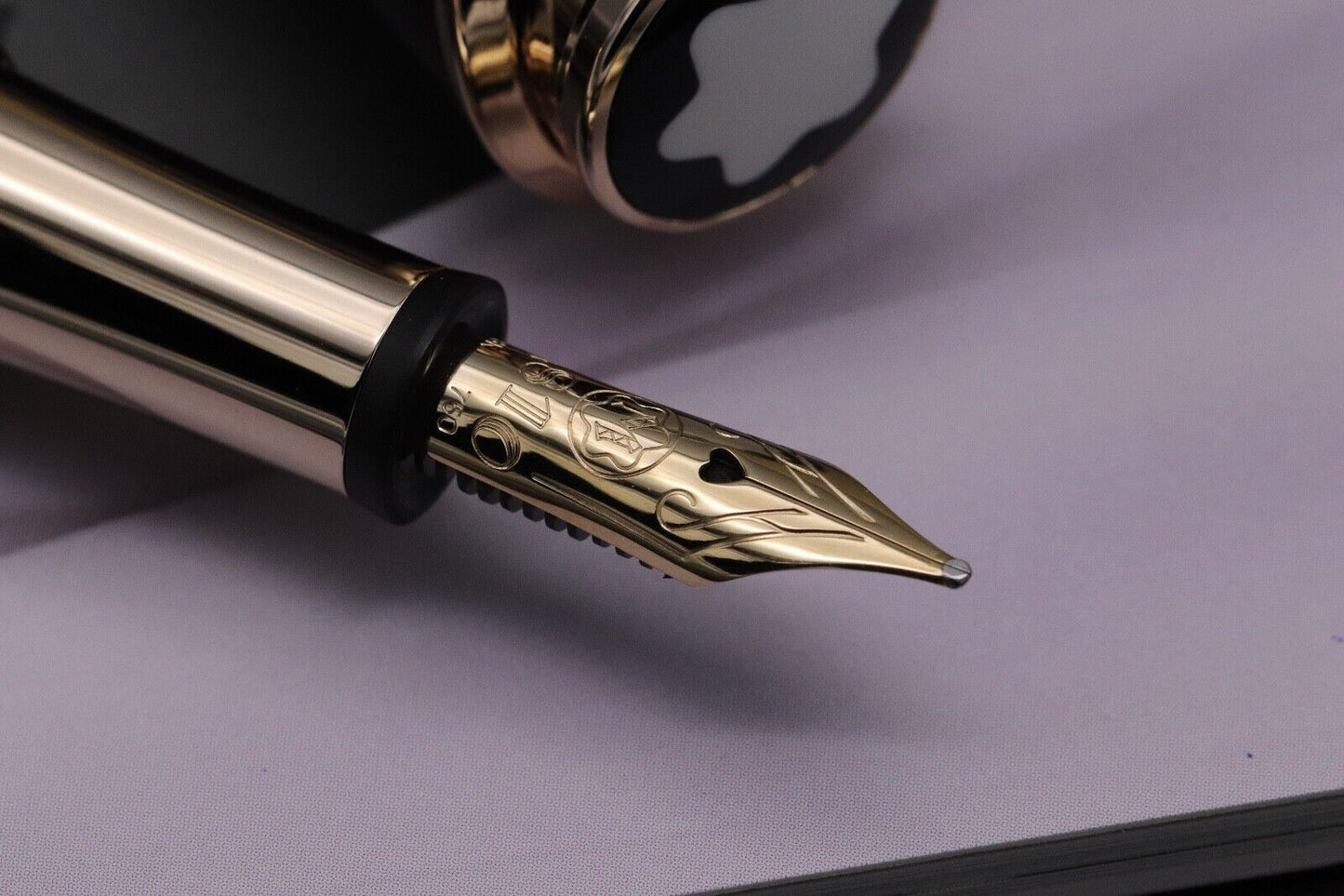 Montblanc Princesse Grace de Monaco Purple Fountain Pen - UNUSED image 2