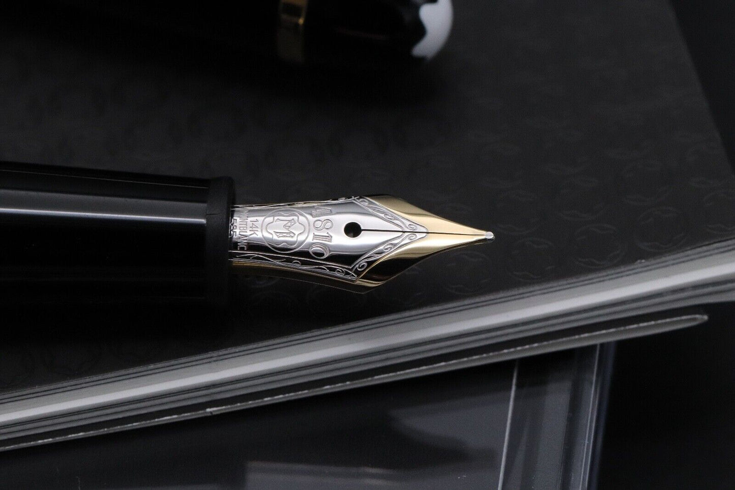 Montblanc Meisterstuck Chopin Classique Gold Line Fountain Pen - UNUSED - Fine image 2