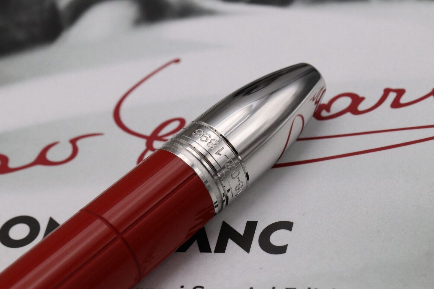 Montblanc Great Characters Enzo Ferrari Special Edition Rollerball Pen - UNUSED image 2