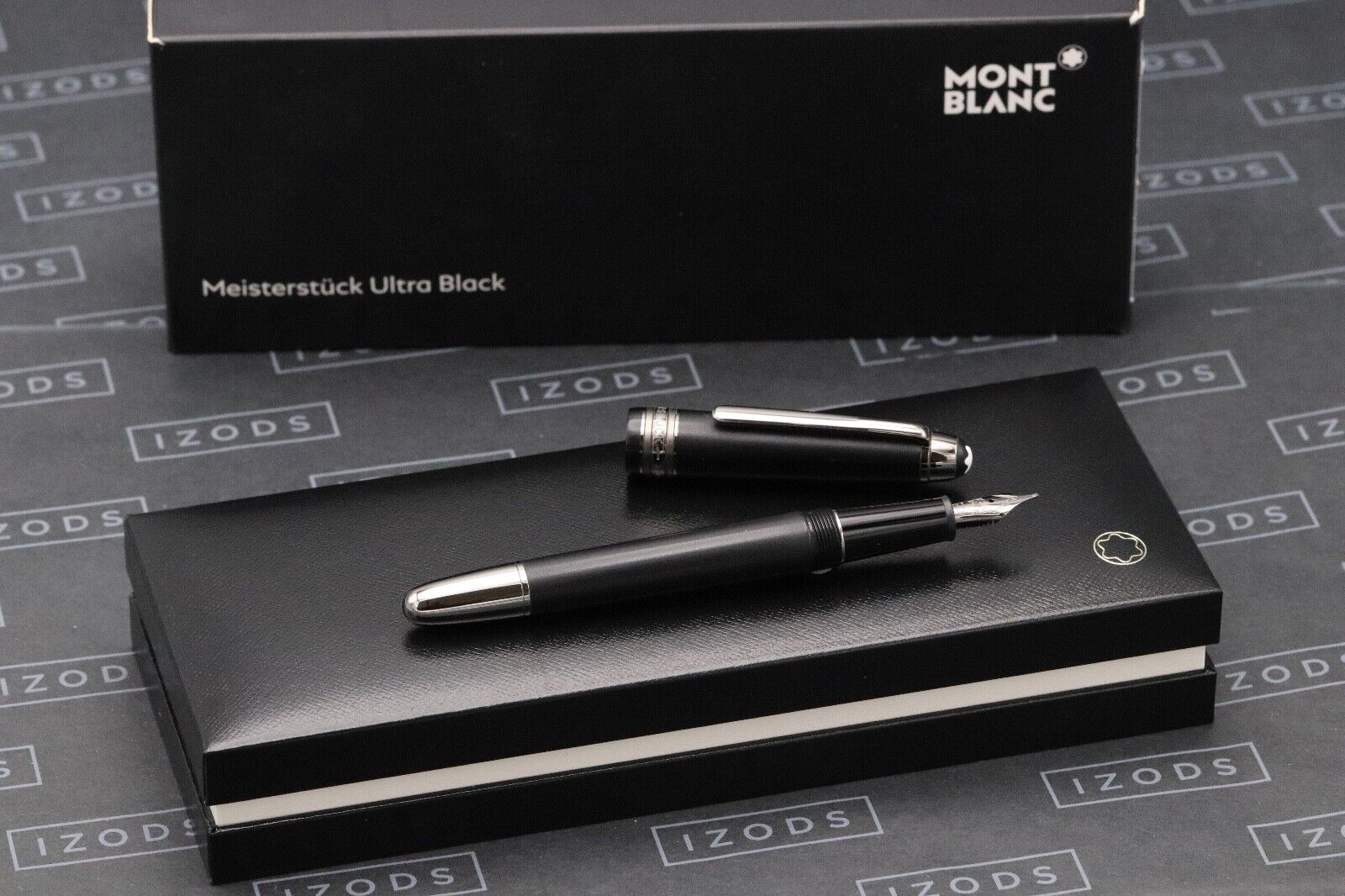 Montblanc Meisterstuck Classique Ultra Black Fountain Pen - Serviced MB Sept 24 image 0