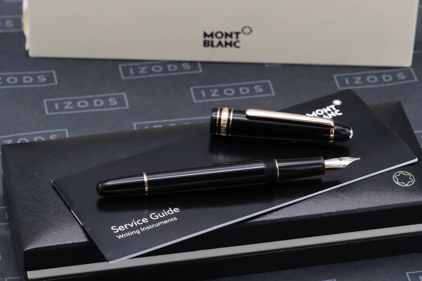 Montblanc Meisterstuck 145 Classique Red Gold Coated Fountain Pen - UNUSED image 7