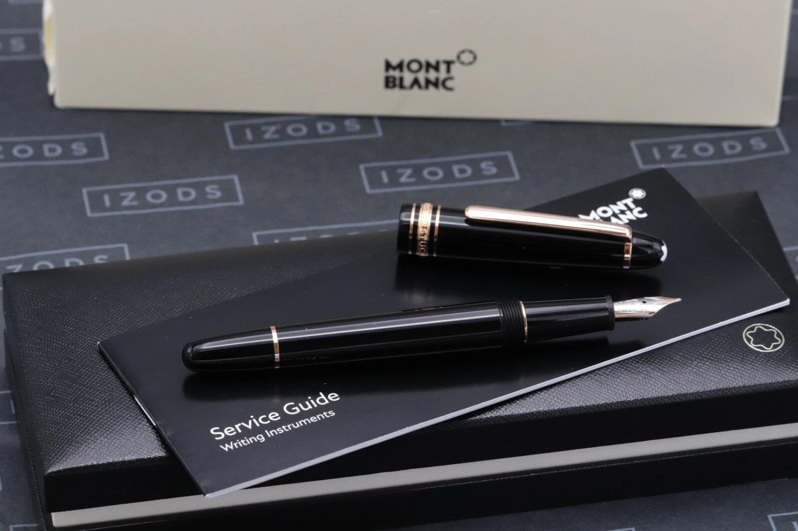 Montblanc Meisterstuck 145 Classique Red Gold Coated Fountain Pen - UNUSED image 7