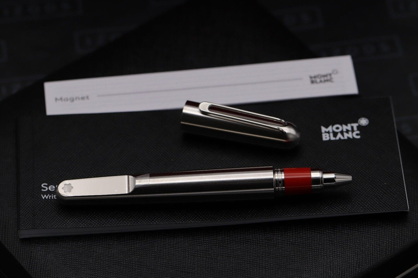 Montblanc M Marc Newson RED Signature Rollerball Pen - UNUSED image 1