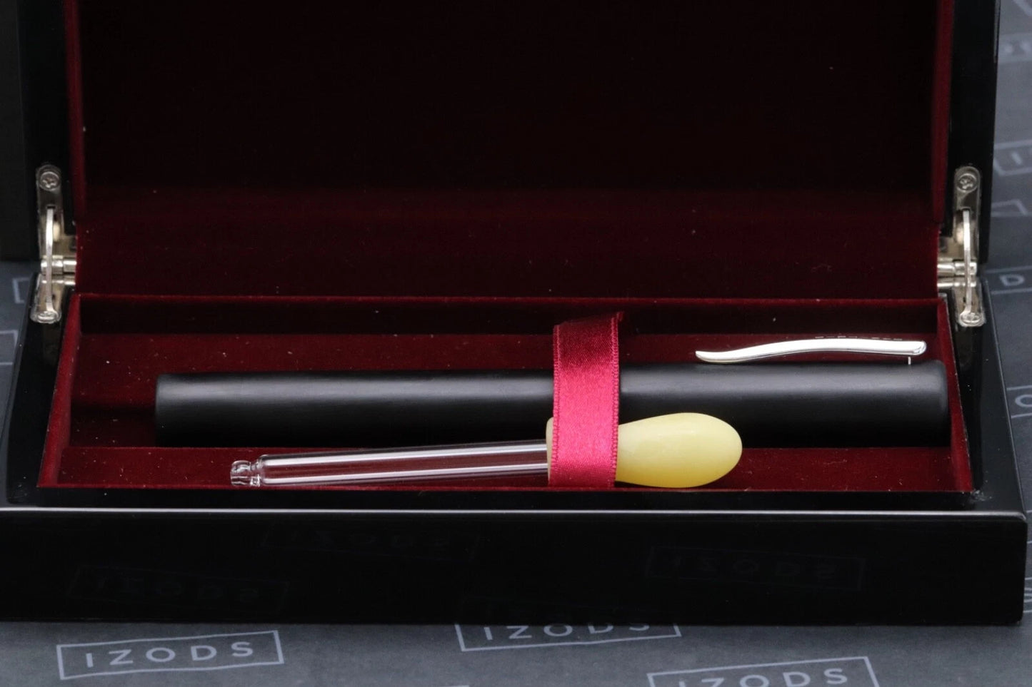 Danitrio Baby Sho-Genkai Raw Ebonite LE12 Eyedropper Fountain Pen - #8 Nib image 3