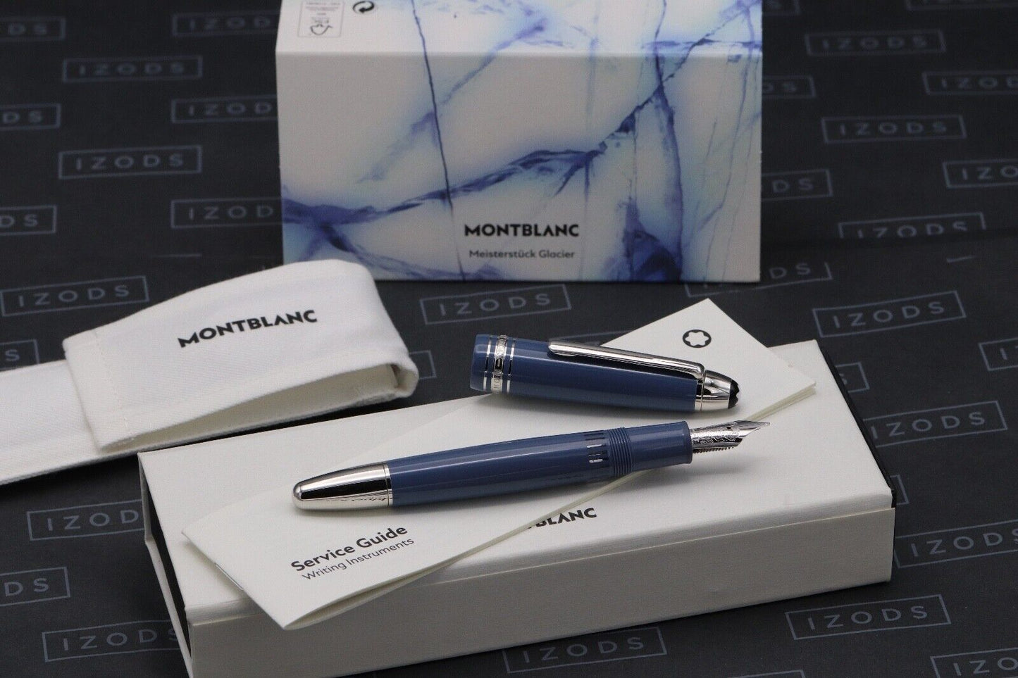 Montblanc Meisterstuck 146 LeGrand Glacier Fountain Pen image 0