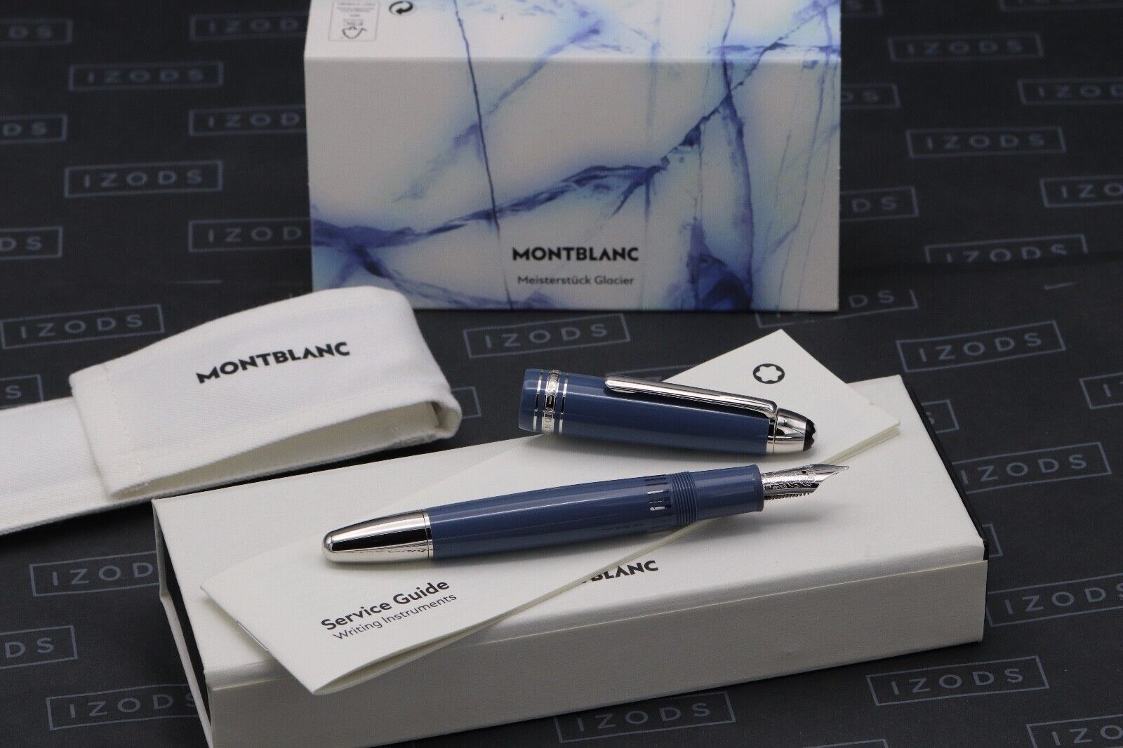 Montblanc Meisterstuck 146 LeGrand Glacier Fountain Pen image 0