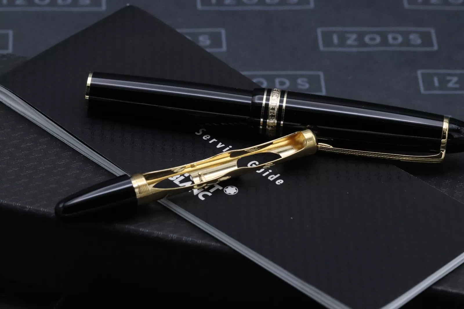 Montblanc Meisterstuck 147 Traveller Gold Coated Fountain Pen with Pouch image 7