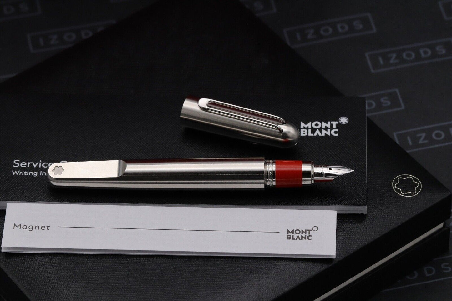 Montblanc M Marc Newson RED Signature Fountain Pen - UNUSED image 1