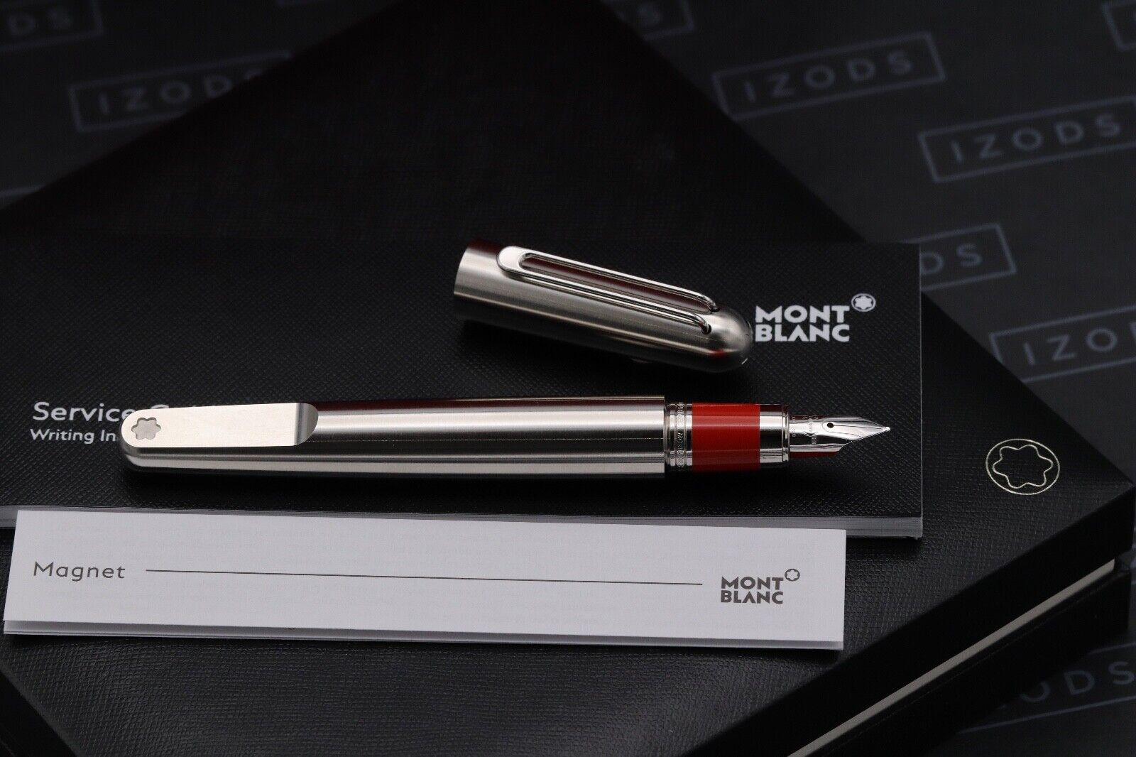 Montblanc M Marc Newson RED Signature Fountain Pen - UNUSED image 1