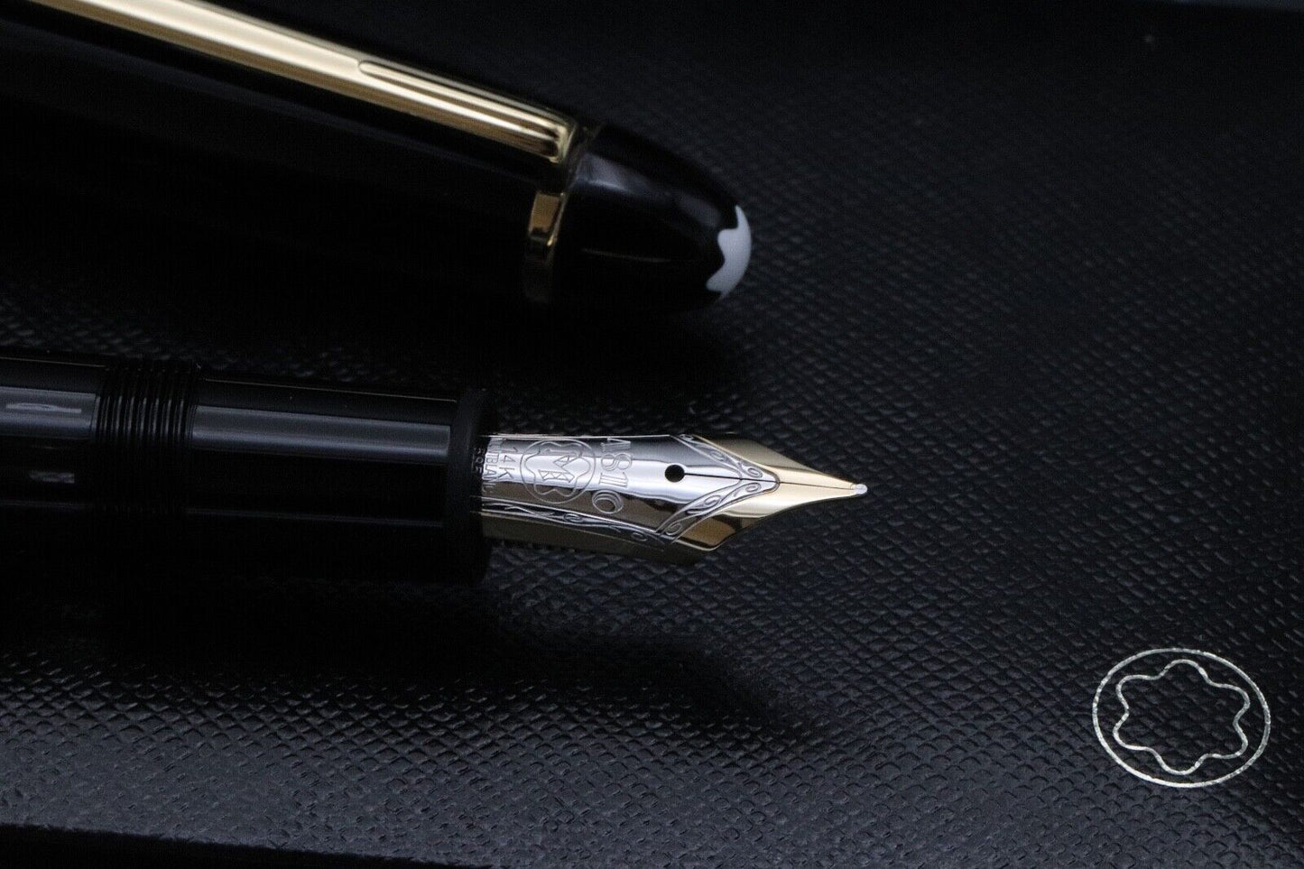 Montblanc Meisterstuck 146 LeGrand Gold-Coated Fountain Pen - NEVER INKED image 2