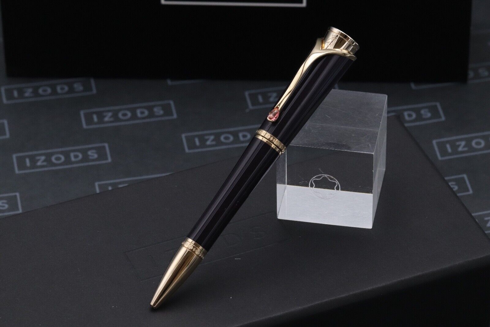 Montblanc Princesse Grace de Monaco Purple Ballpoint Pen image 1