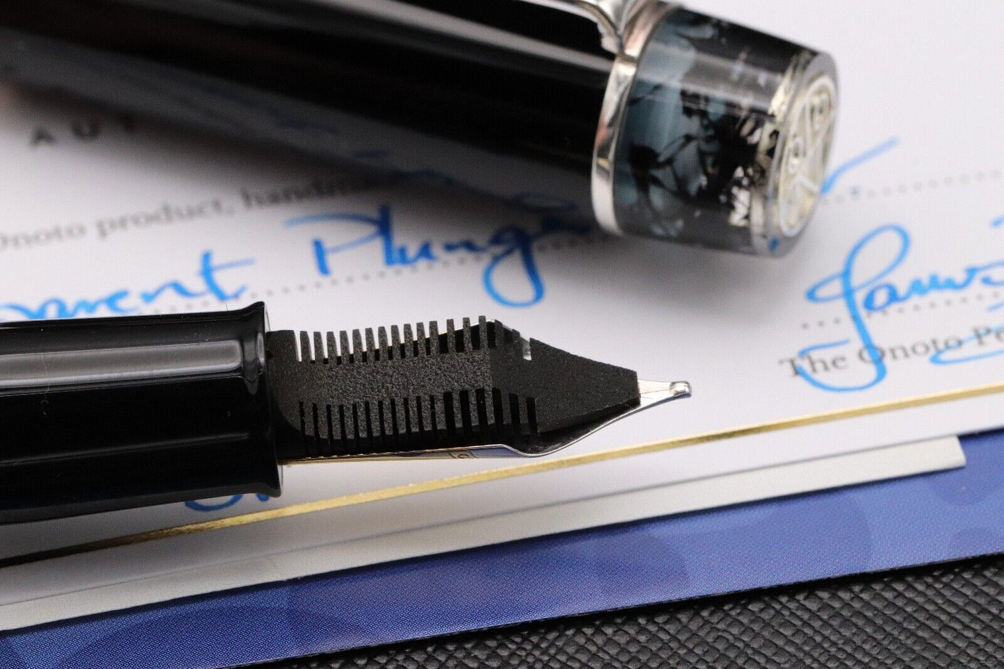 Onoto Magna Diffusion Demonstrator Prototype Fountain Pen - #8 18k B Nib image 4