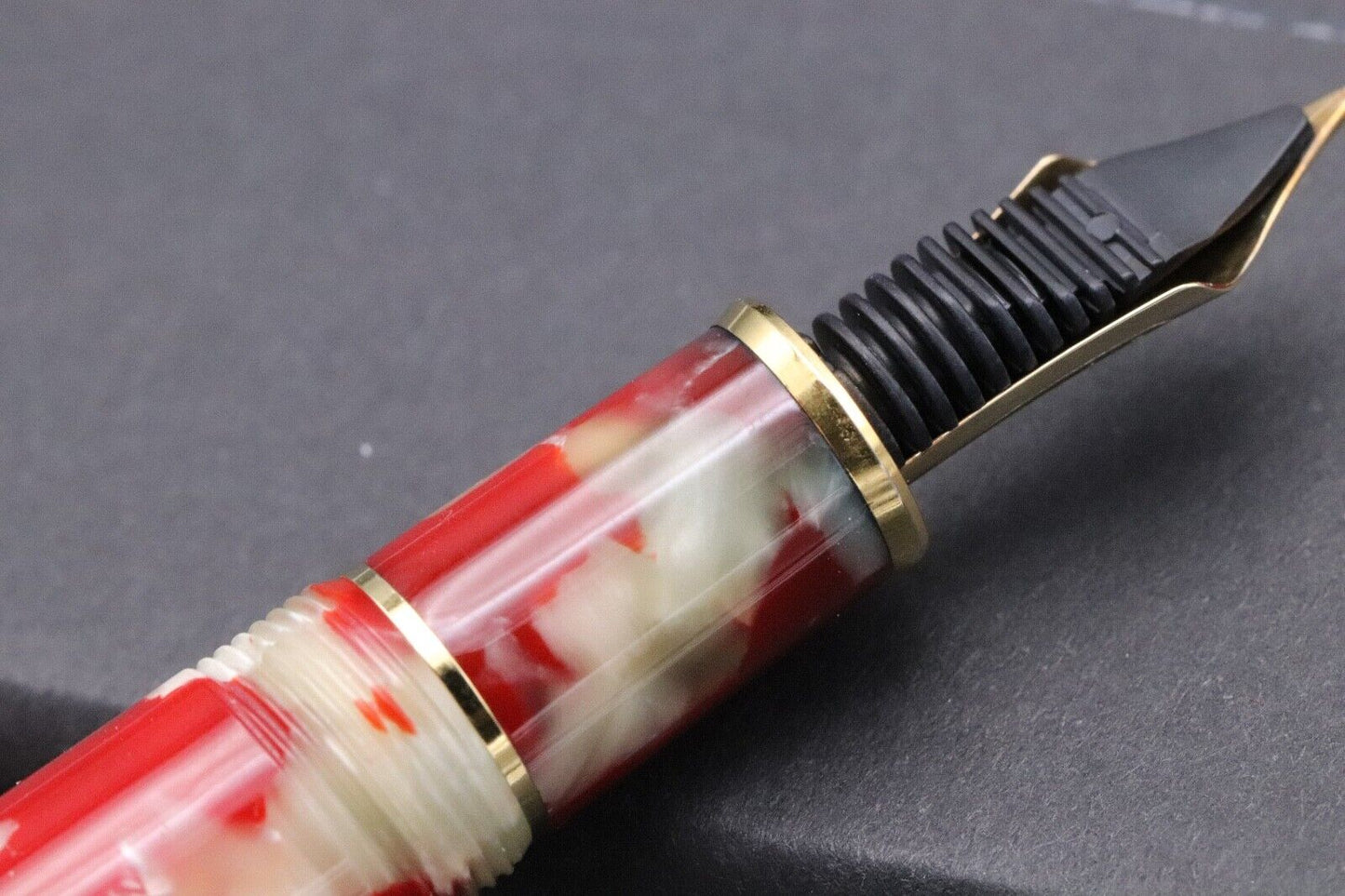 Nakaya Koi Goldfish Celluloid Fountain Pen - 14k Fine Nib image 4