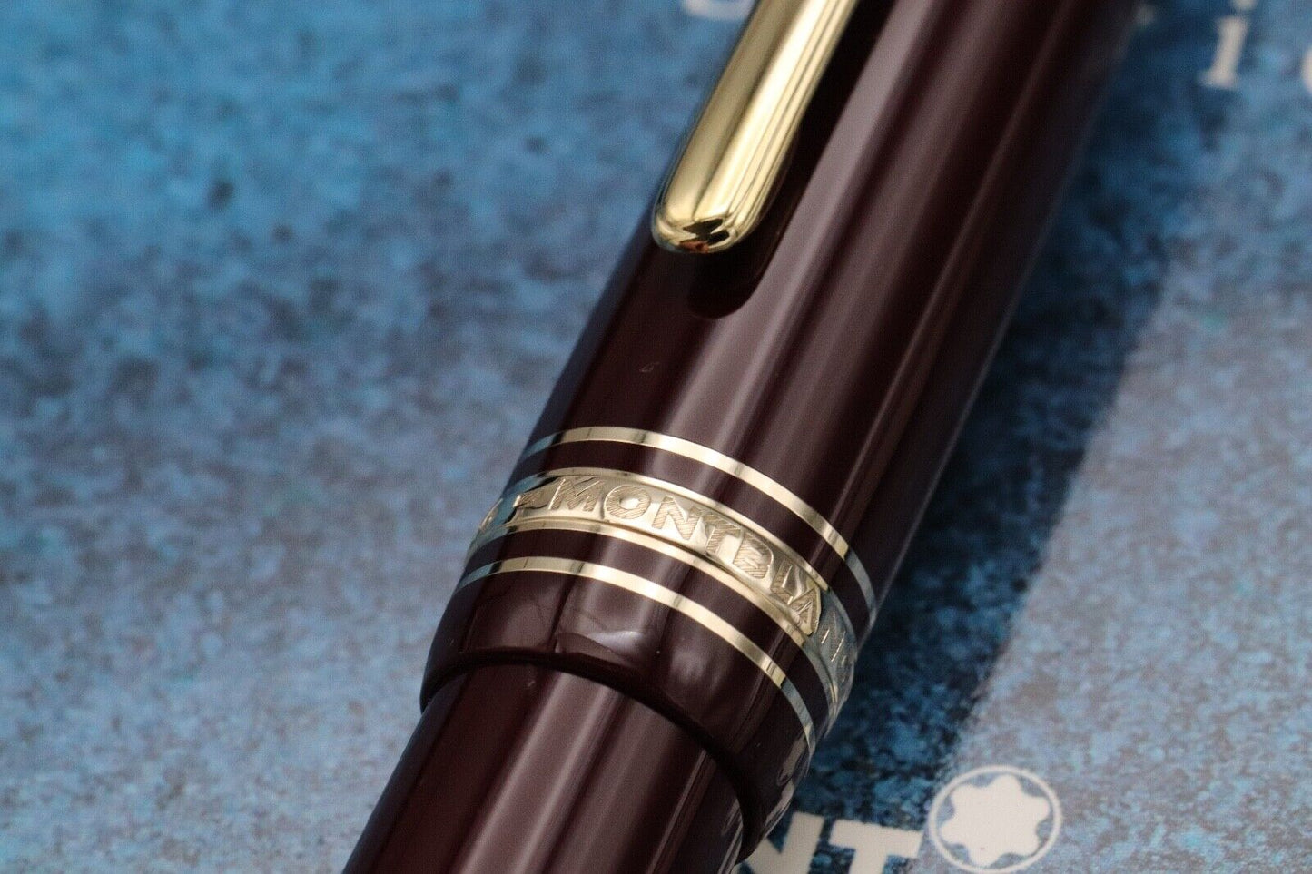 Montblanc Meisterstuck 146 LeGrand Bordeaux Fountain Pen - UNUSED - 1991-92 image 4