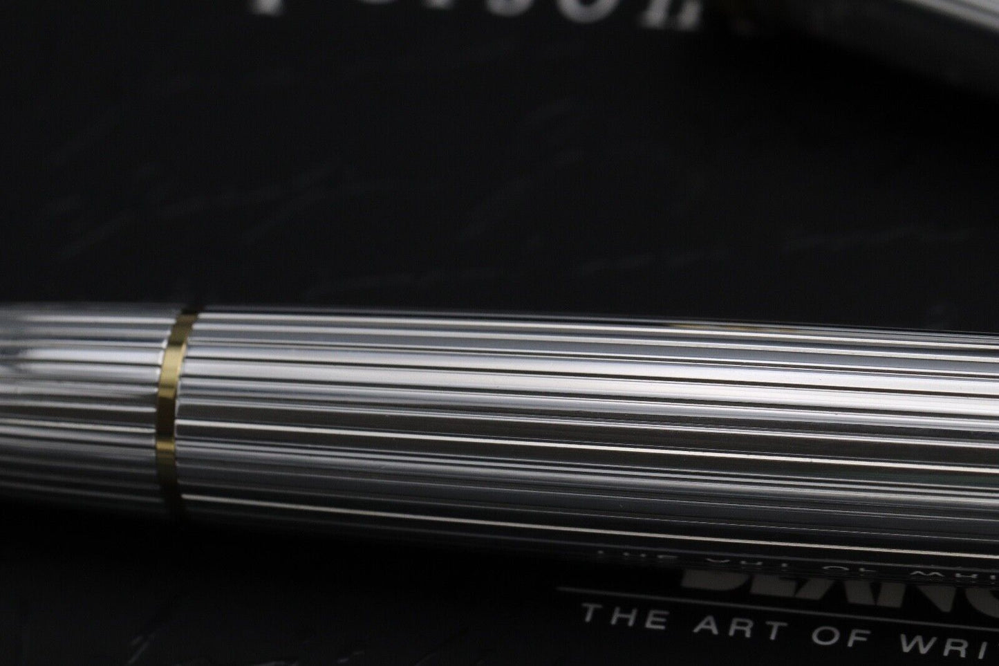 Montblanc Meisterstück 146 LeGrand Sterling Silver Pinstripe Fountain Pen image 3