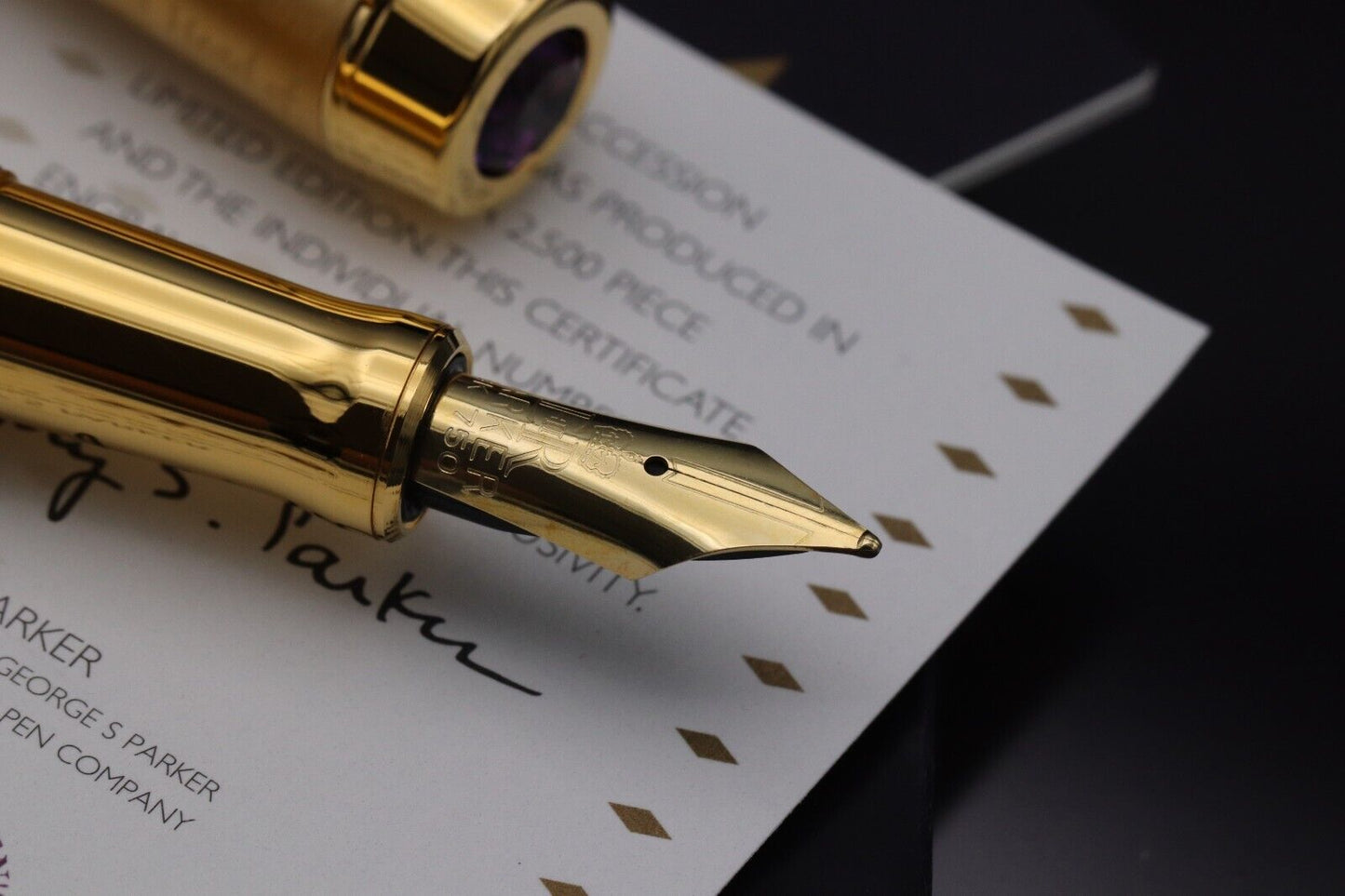 Parker Duofold Accession Limited Edition Fountain Pen – UNUSED image 2