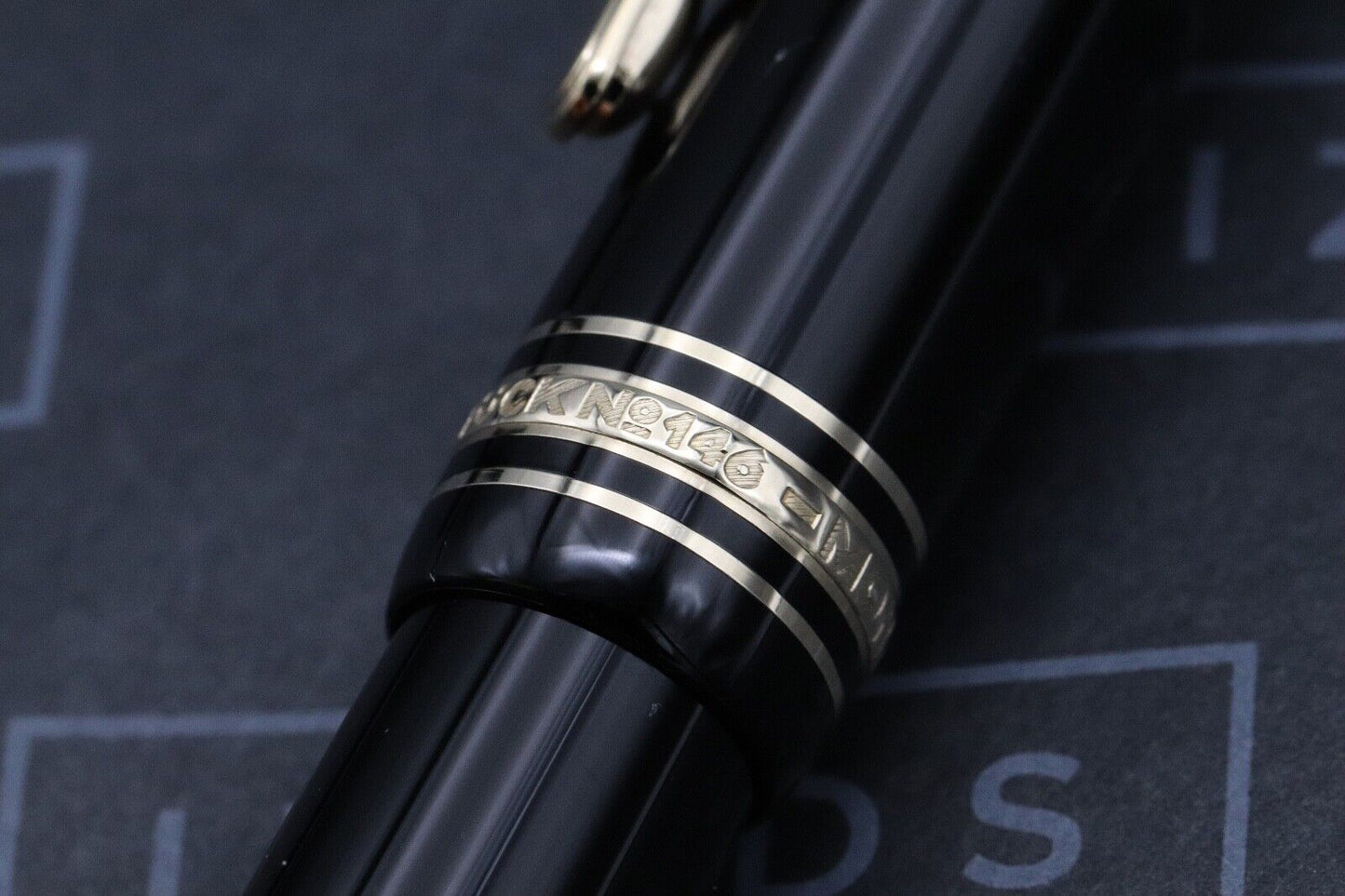 Montblanc Meisterstuck 146 LeGrand Gold Coated Fountain Pen - OB Monotone - UNUSED image 3