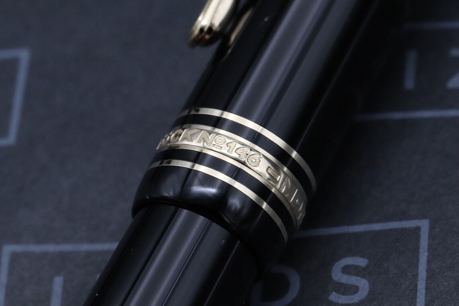 Montblanc Meisterstuck 146 LeGrand Gold Coated Fountain Pen - OB Monotone - UNUSED image 3