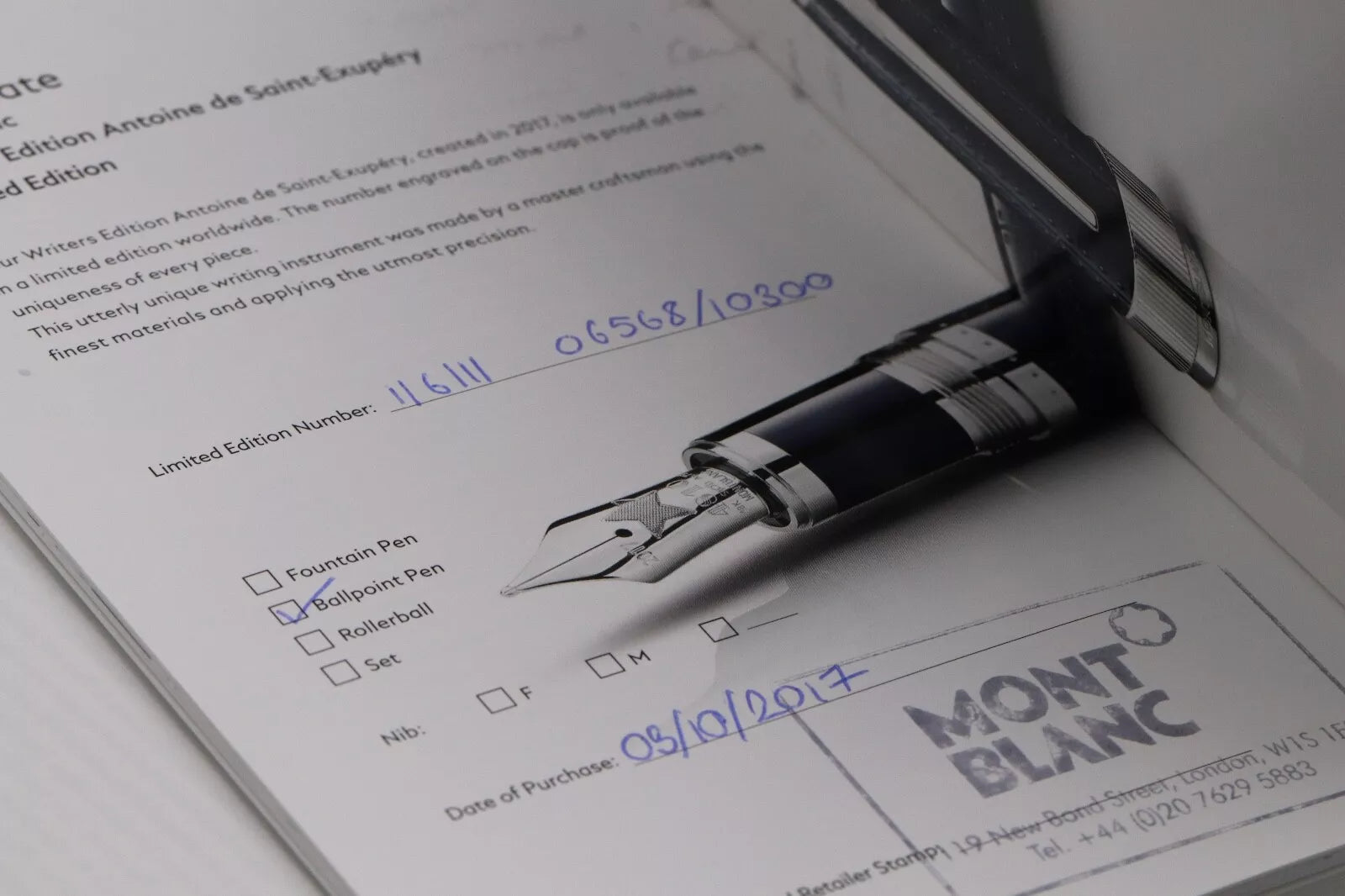 Montblanc Writers Edition Antoine de Saint-Exupery Ballpoint Pen image 8