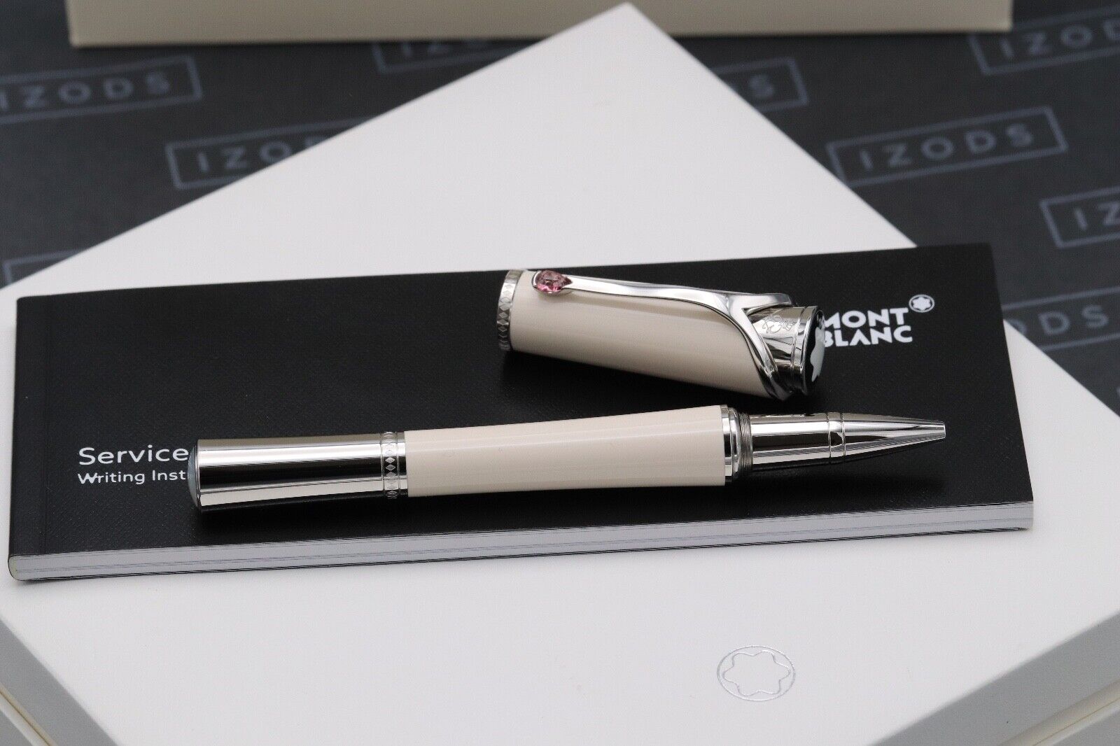 Montblanc Princesse Grace de Monaco Ivory-Resin Rollerball / Fineliner Pen image 1