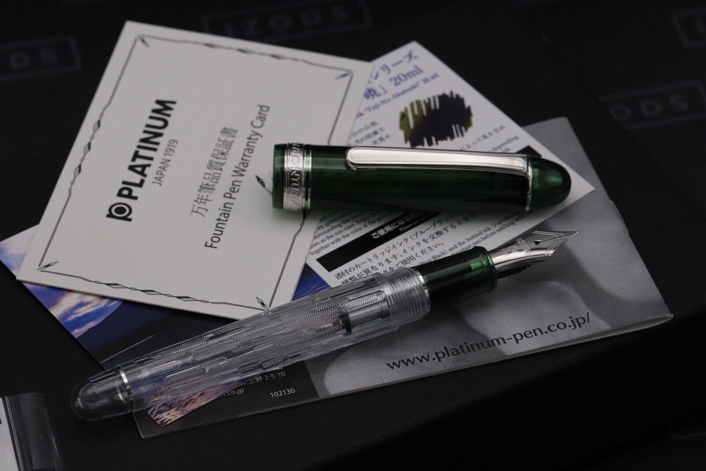 Platinum #3776 Kasumi Limited Edition Fountain Pen - INKED ONCE image 1
