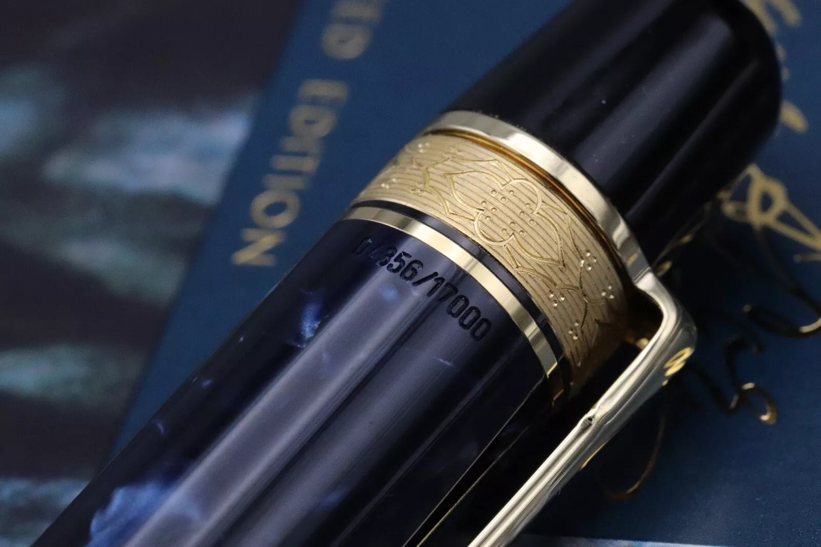 Montblanc Writers Edition Edgar Allan Poe Fountain Pen - RARE EF NIB image 5
