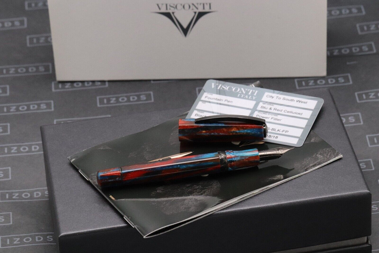 Visconti-Chatterley Southwest Celluloid Black DLC LE18 Fountain Pen image 0