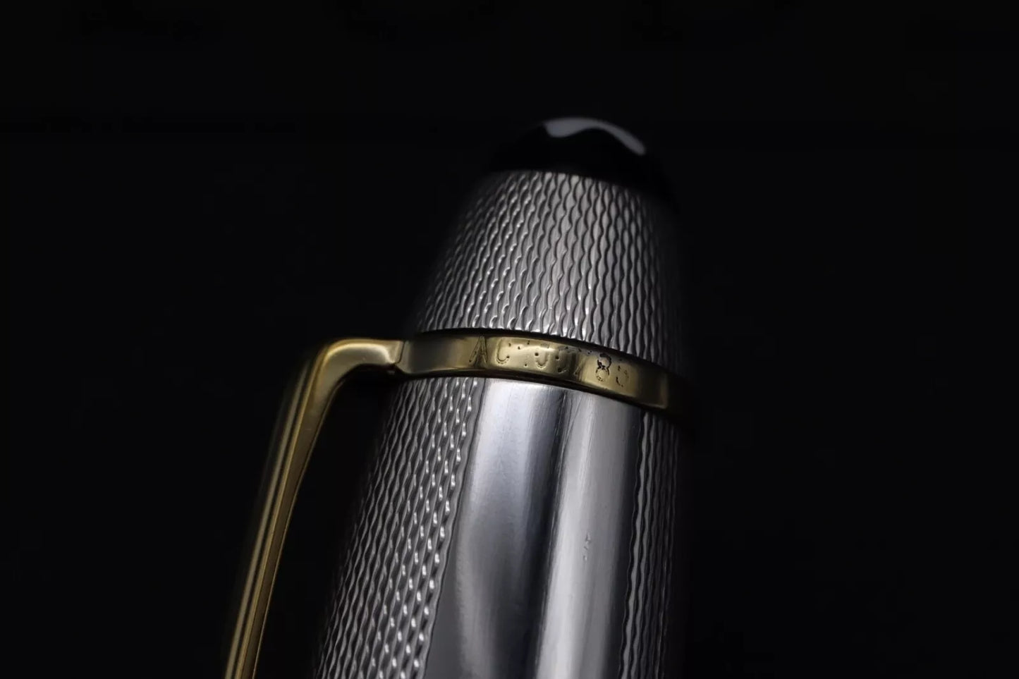 Montblanc Meisterstuck 146 LeGrand Barley Sterling Silver Fountain Pen - 1991-92 image 5
