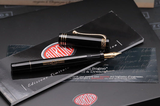 Aurora Internazionale Black Limited Edition Fountain Pen - Medium Nib image 1