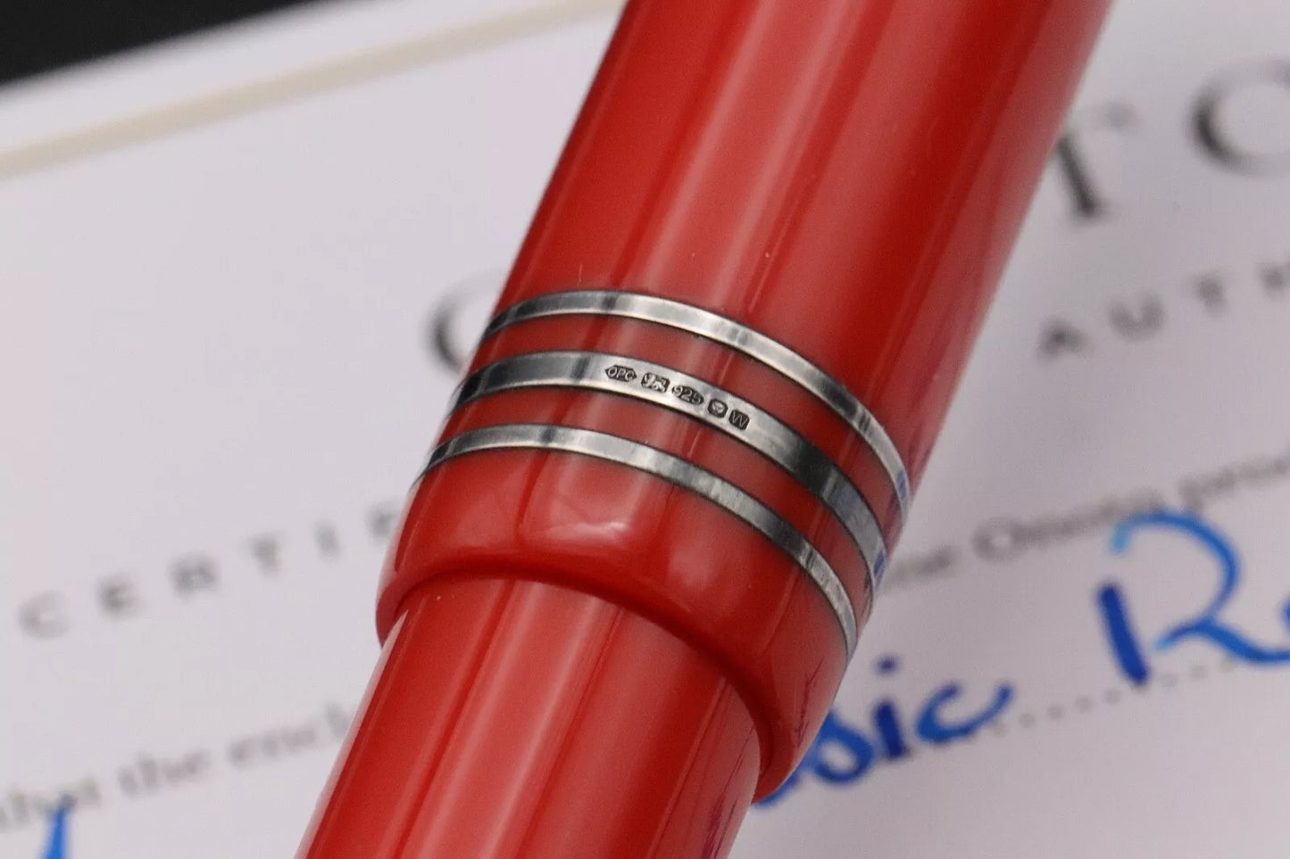 Onoto Magna Classic Rosso Custom 1/1 Fountain Pen - #8 Stub Nib Pablo at FPnibs image 7