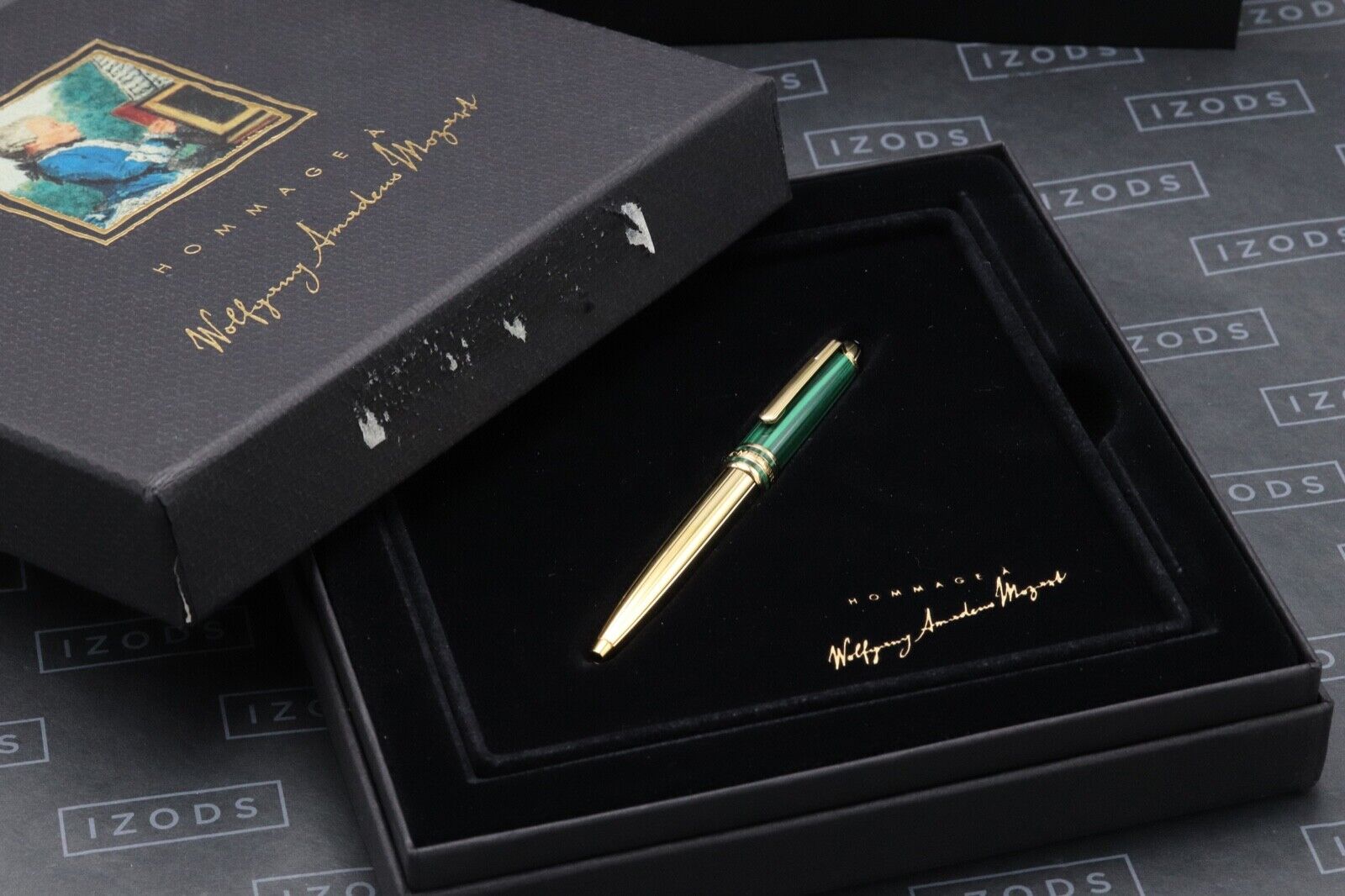 Montblanc Meisterstuck 116 Mozart Czar Nikolai I Vermeil Ballpoint Pen image 8