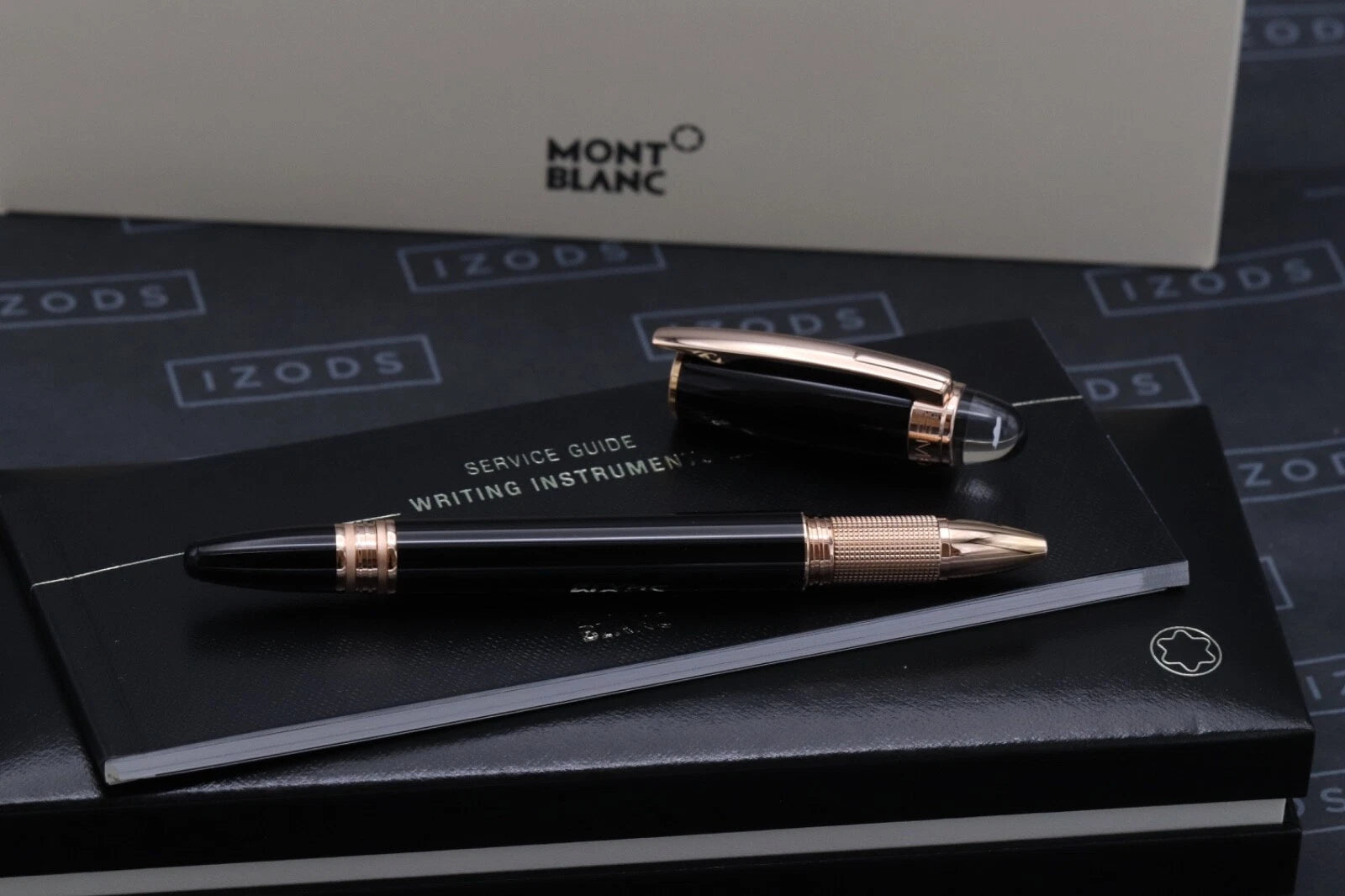 Montblanc Starwalker Red Gold Resin Rollerball / Fineliner Pen - UNUSED image 5
